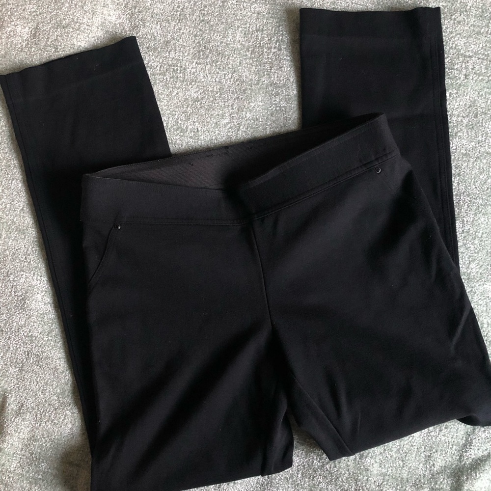 INC Black Pull-on Pants